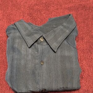 Men's Blue Striped Shirt